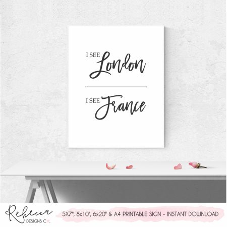 I see London I see France sign would poop here again printable poster bathroom wall decor funny bathroom signs bathroom decor toilet sign