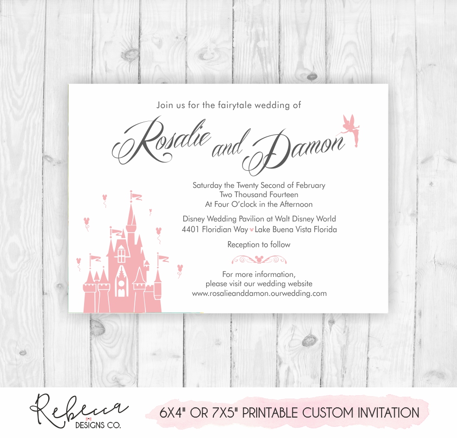 Vintage Disney Wedding Invitations - 21 Gobal creative platform for custom graphic design